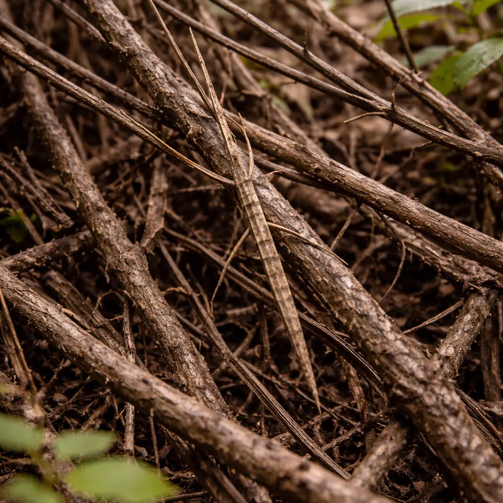 A phasmid hidden in nature's embrace